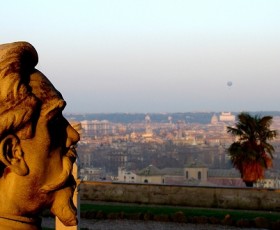 Il Gianicolo al tramonto