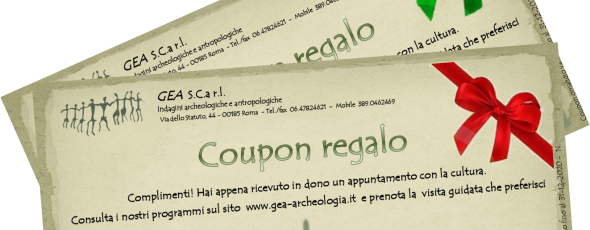 Idea regalo: coupon per partecipare alle visite guidate e ai laboratori didattici