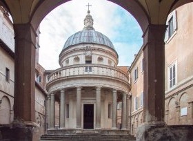 LA REALE ACCADEMIA DI SPAGNA E IL TEMPIETTO DEL BRAMANTE